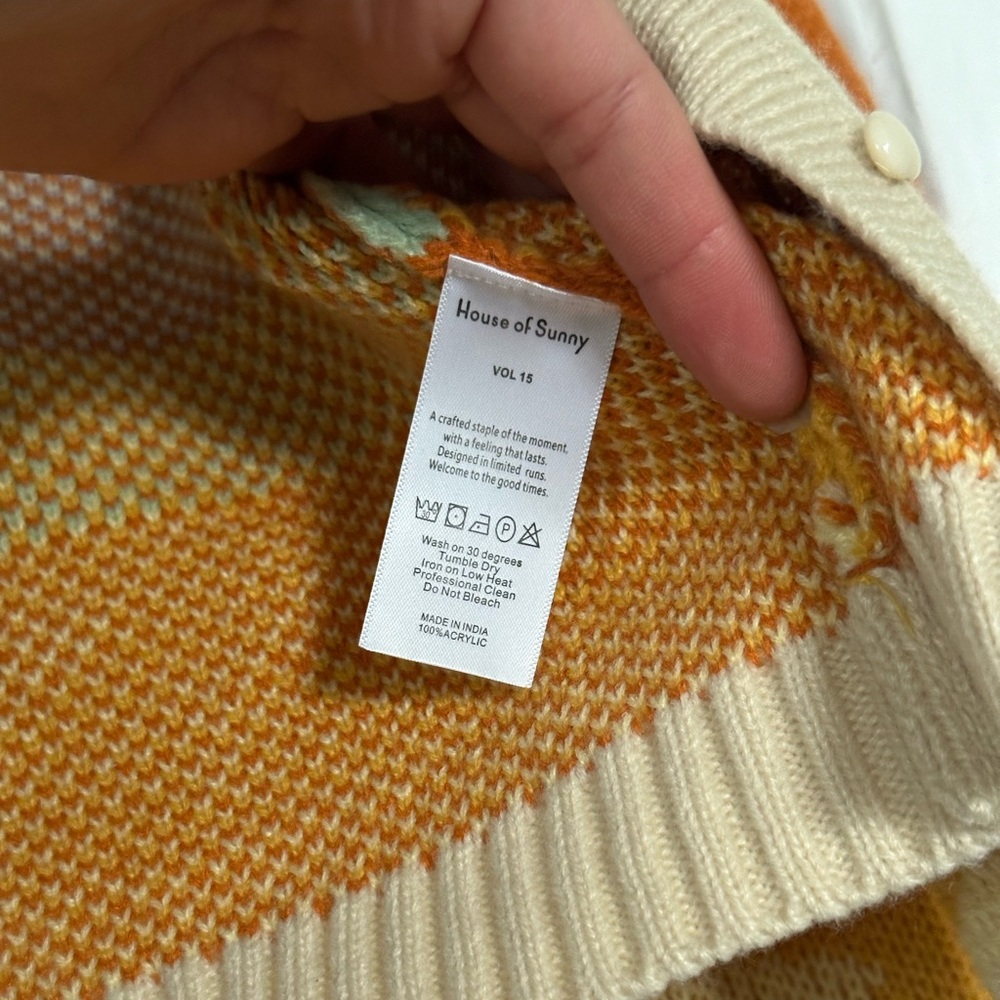 SOLD ———— BNWOT House of Sunny Vol 15 Cardigan US 2